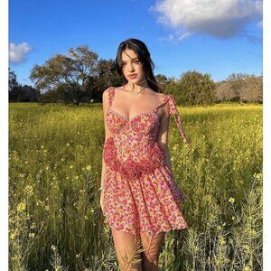 For Love & Lemons Layton Mini Dress